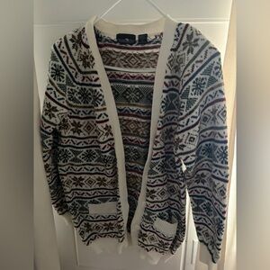 Hunters Run Cardigan with Pockets Size L